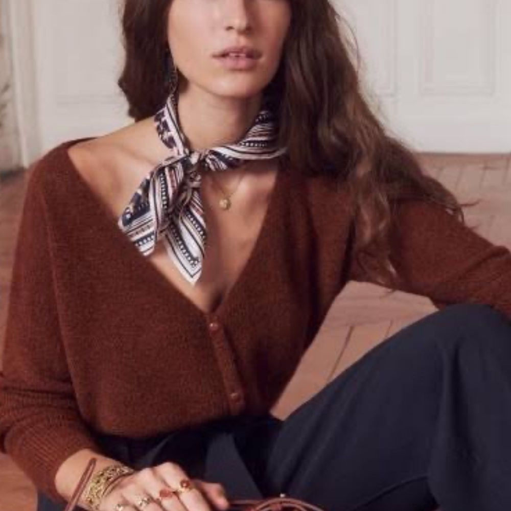 Sézane Barry Jumper, Color: Raspberry, Sz Small